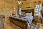 The king master bedroom with private bath 